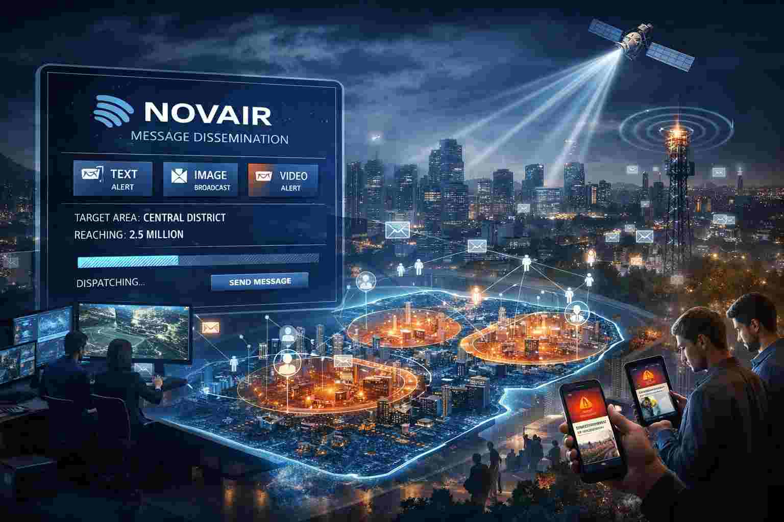 NOVAIR MESSAGE Dashboard
